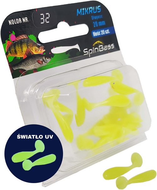 Mikrus Spinbass przynęta na okonie, białoryb